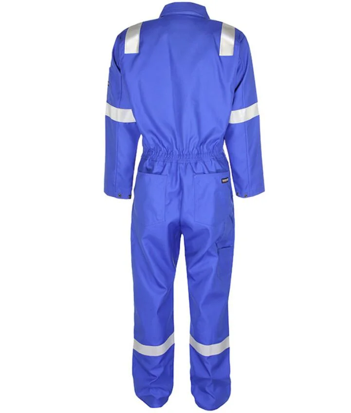 Durable PPE Safety Reflective Fr Cotton One Piece Industrial Coverall