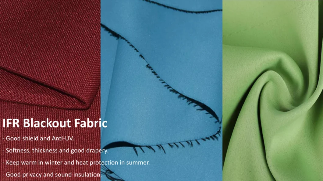 Factory Supply Unique 100% Polyester Inherent Flame Retardant Home Textile Outdoors Jacquard Curtain Fabric