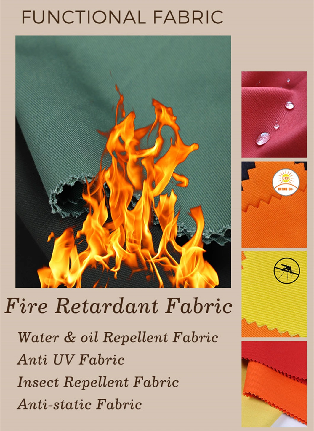 Hot Sell Nfpa 70e Fr Cotton Denim Flame Retardant Fabric for Jeans