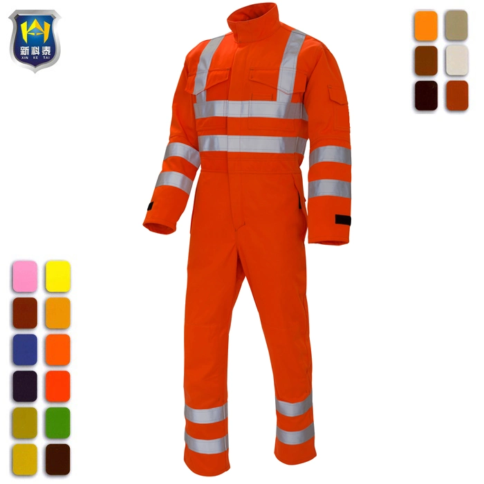 Fr Clothing 100% Cotton Nfpa2112 Anti Flame Coverall Flame Retardant