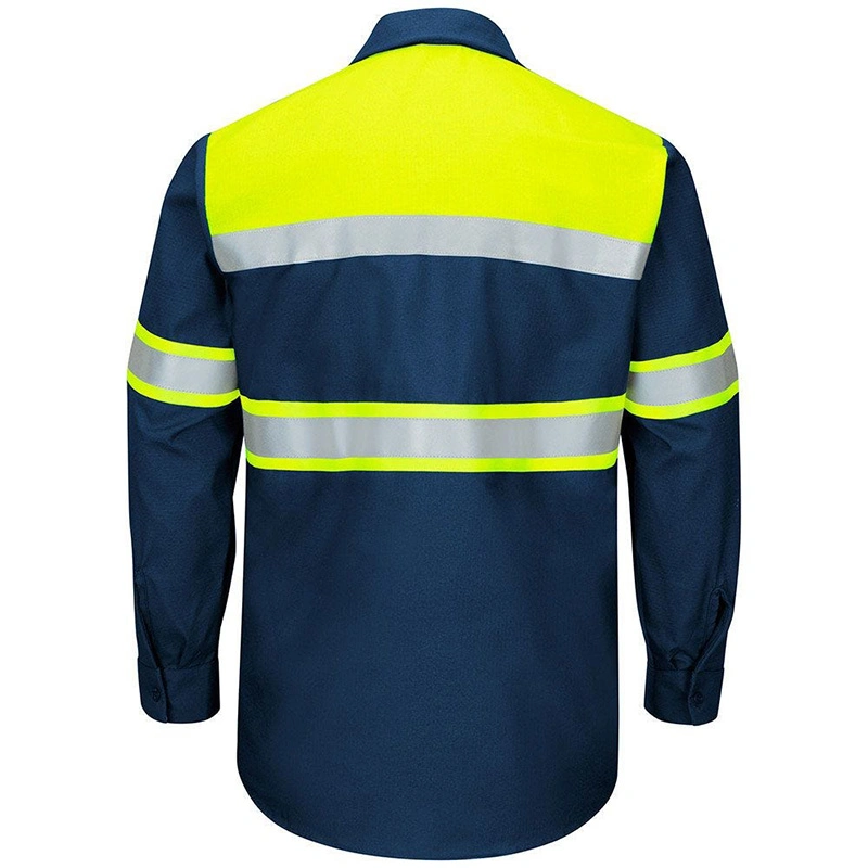 Fr Safety Work Shirt Fire Resistant Anti-Static Shirts for Men Wholesale