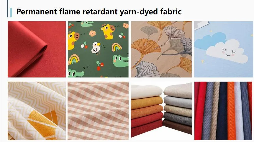 High Quality Home Textile Inherent Flame Retardant Curtain Fabric