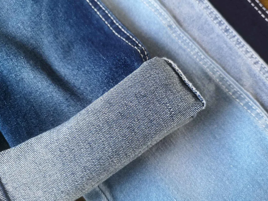 Recommended Cost-Effective Tr Stretch Cotton Woven Twill Denim Fabric for Jeans