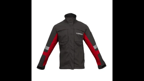 Куртка Tailored Fr с кислотостойкой и устойчивой к плавлению дуговой защитой из 100 % хлопка.